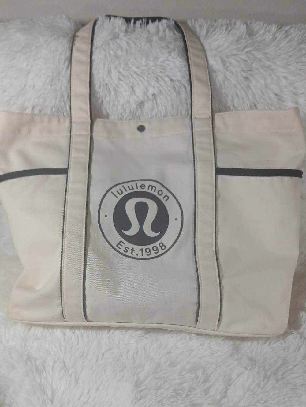 Lululemon Canvas Tote Bag